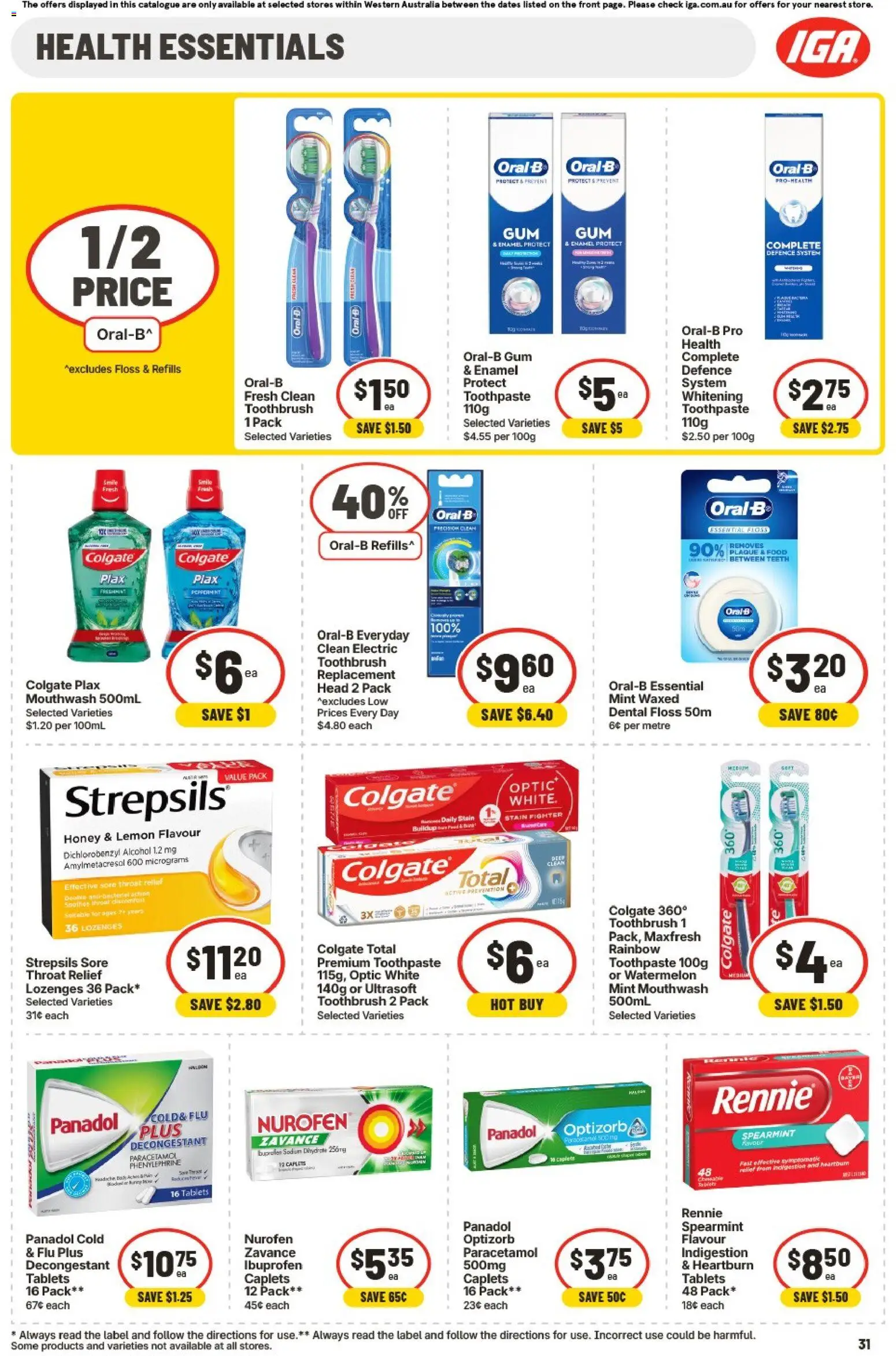 IGA catalogue - valid from 15.04.2026 | Page: 31 | Products: Toilet, Powder, Lemon, Dishwasher