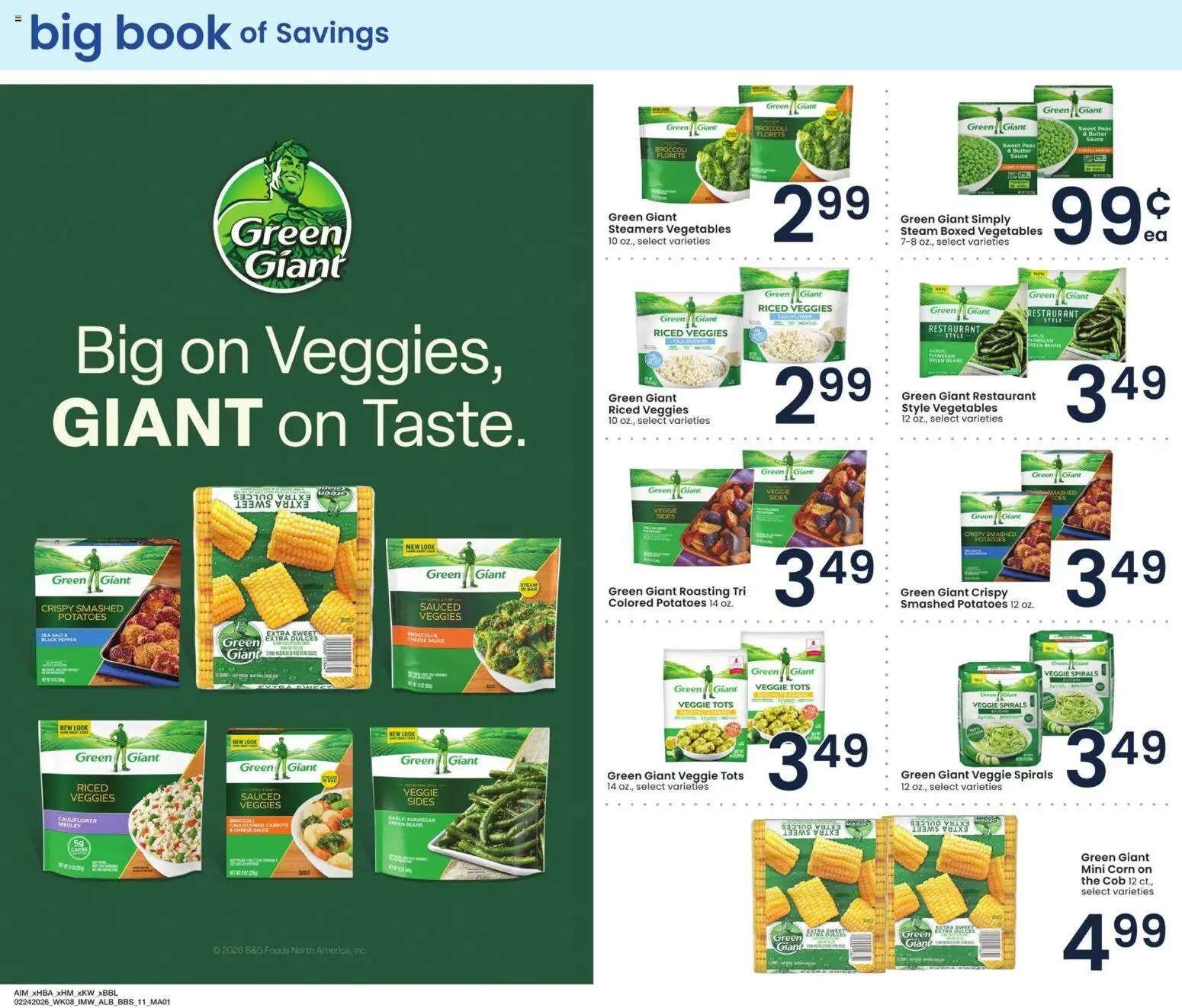 Albertsons Big Book of Savings - valid from 24.02.2026 | Page: 11 | Products: Cheese, Potatoes, Salt, Garlic