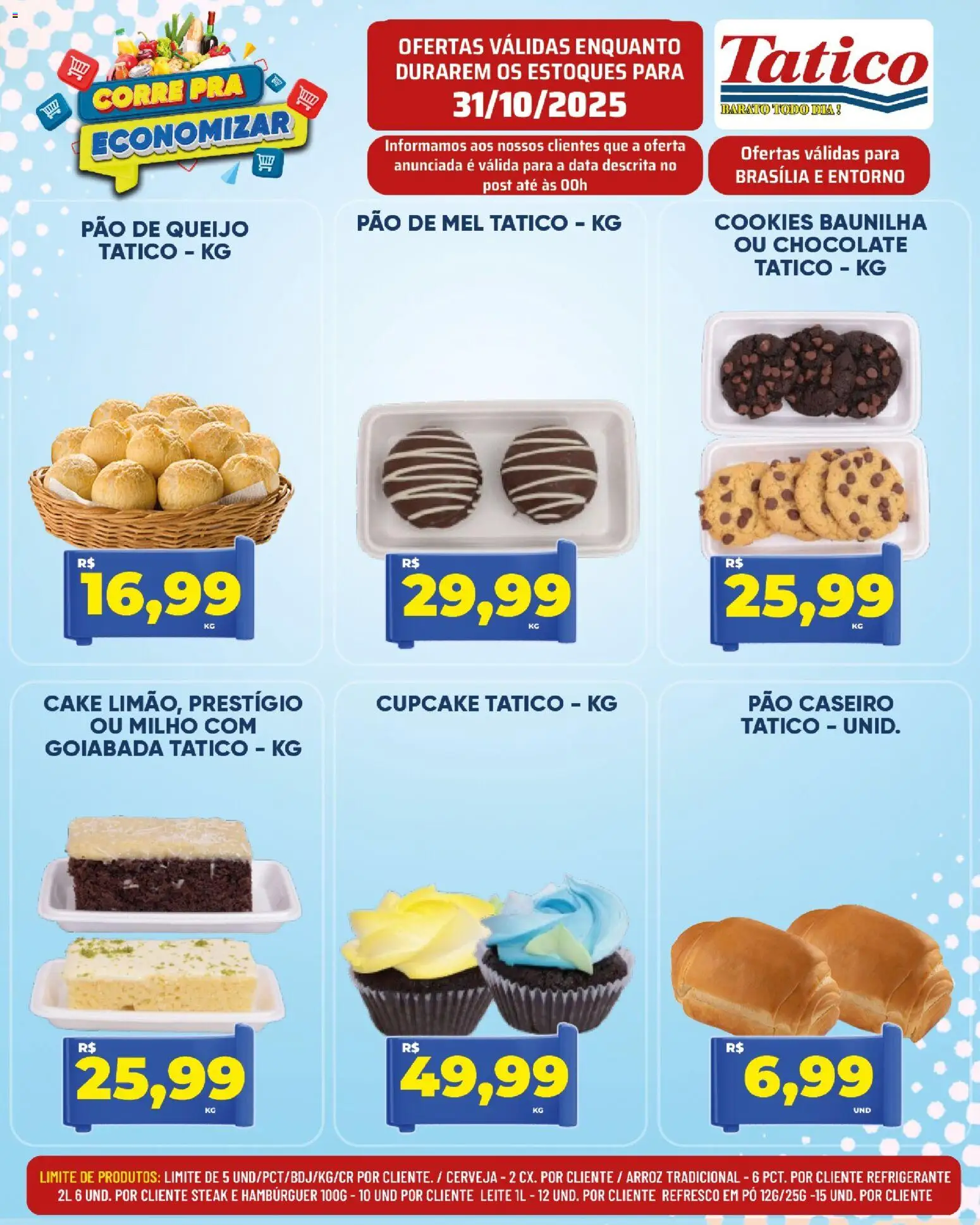 Tatico Folheto - válido de 31.10.2025 | Página: 12 | Produtos: Pó, Queijo, Chocolate, Goiabada