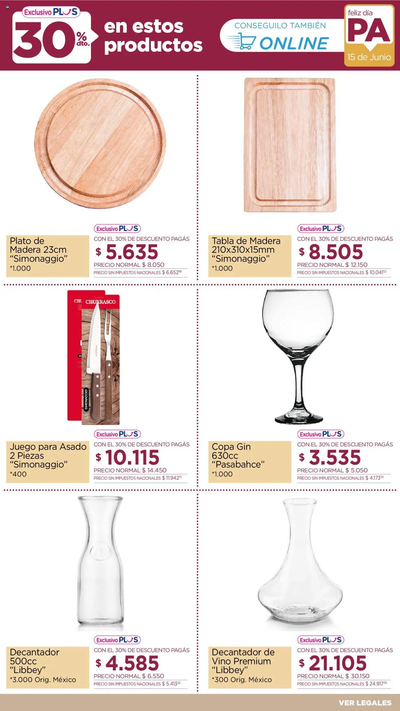 La Anonima Día del Padre │ válido desde el 12.06.2025 | Página: 30 | Productos: Gin, Vino