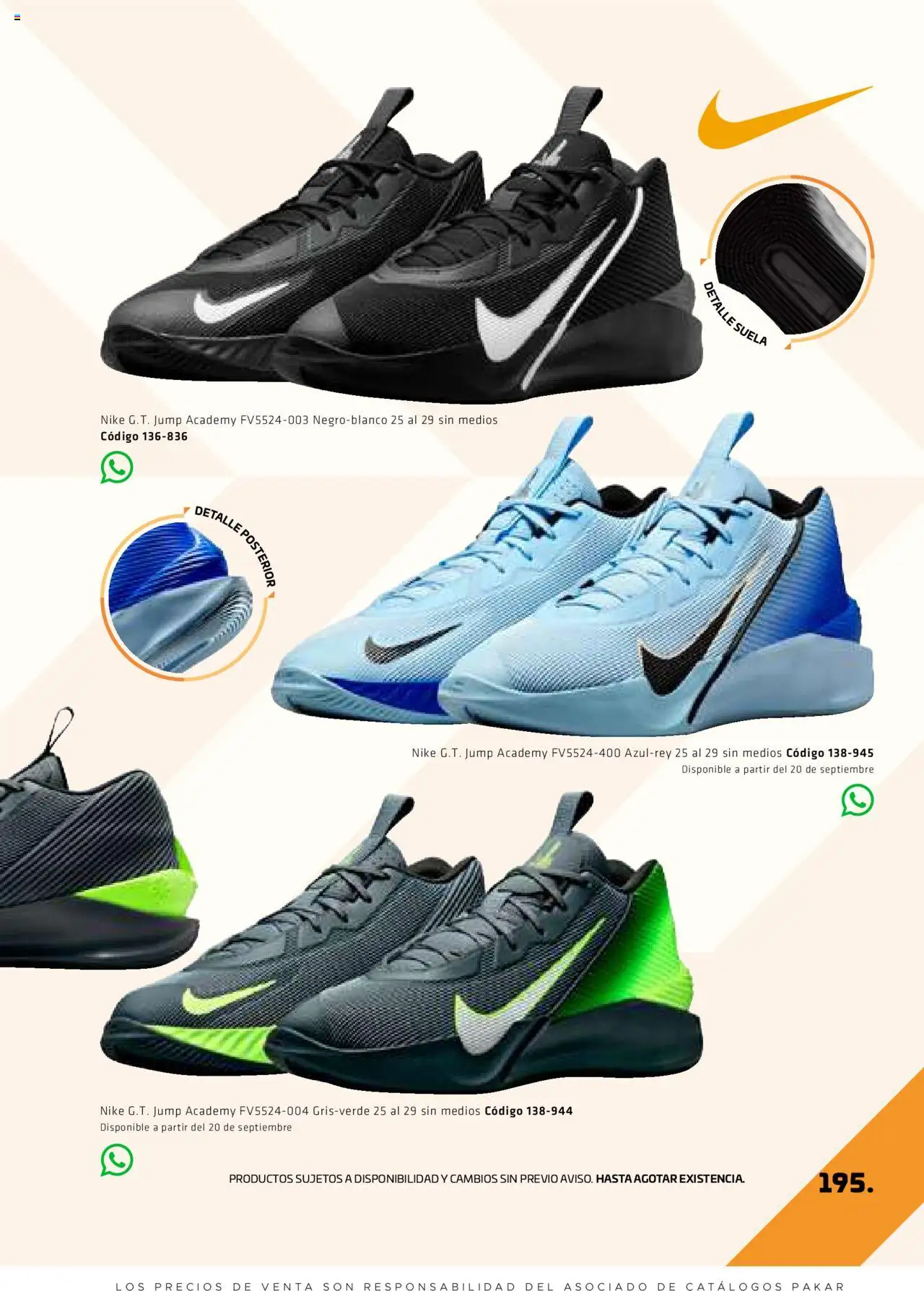 Nuevas ofertas de SC Pakar válidas en toda la República Mexicana desde el 29.08.2025. ¡Encuentra las mejores ofertas en SC Pakar - Catálogo Otoño Men Tomo 1! | Página: 195