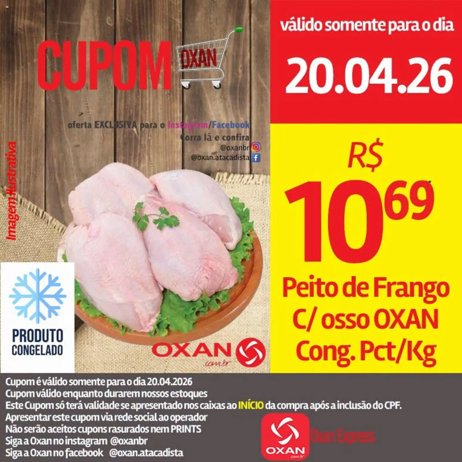 Oxan Atacadista Folheto - válido de 20.04.2026 | Página: 2 | Produtos: Frango, Peito de frango