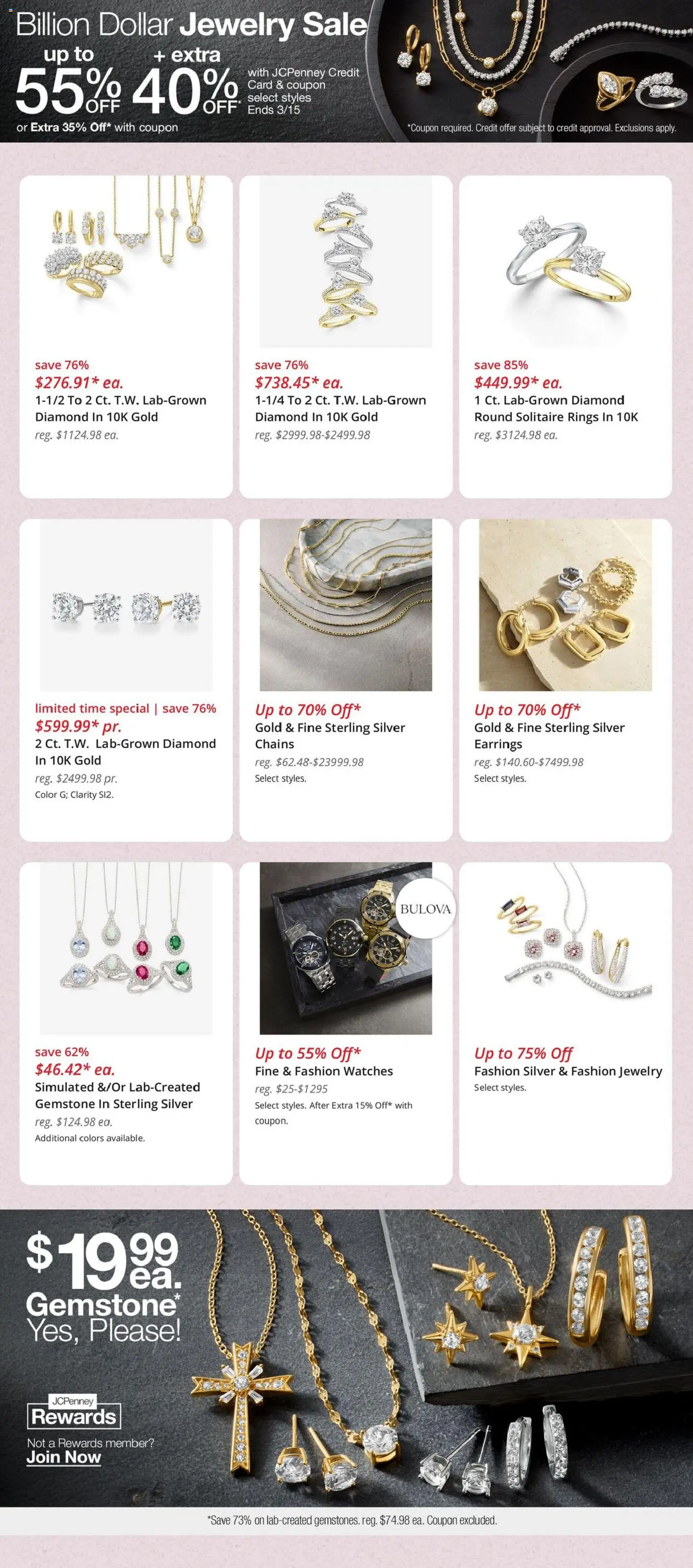 JCPenney Weekly Ad - valid from 13.03.2026 | Page: 2 | Products: Watches