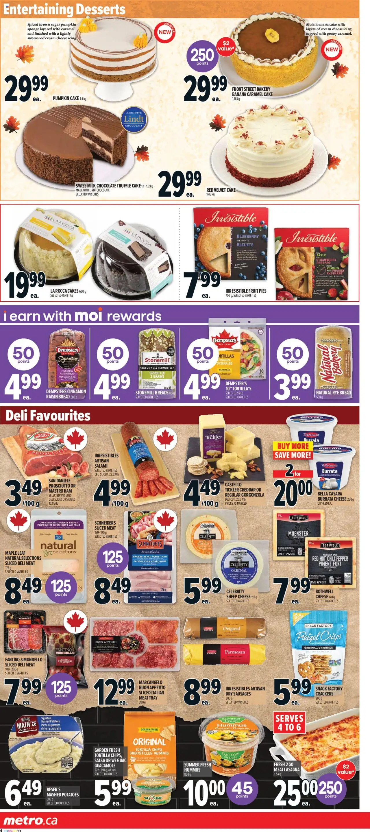 Metro flyer valid from 09.10.2025 | Page: 9 | Products: Turkey, Potatoes, Milk, Bread