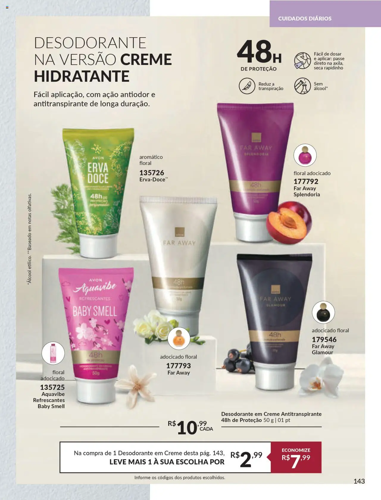 Avon Folheto - válido de 07.10.2025 | Página: 143 | Produtos: Desodorante, Creme
