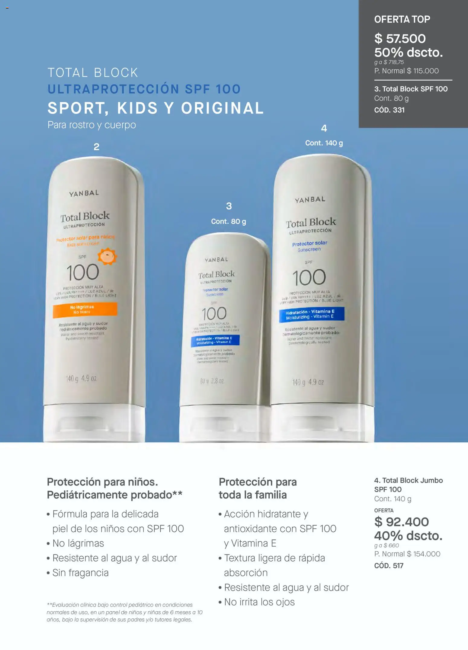 Yanbal revista - valida desde el 31.01.2026 | Página: 87 | Productos: Agua, Top, Fragancia, Protector solar