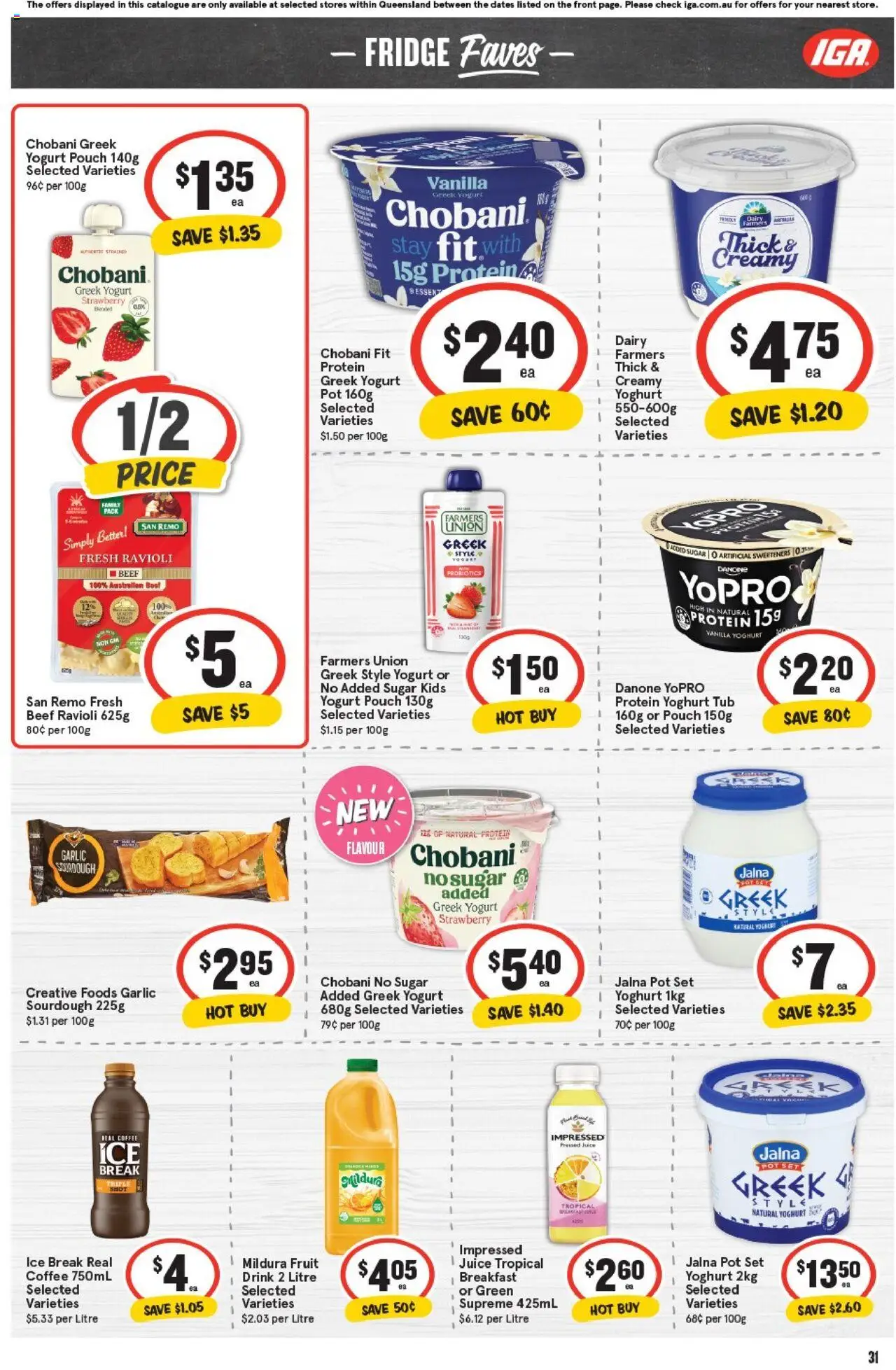 IGA catalogue - valid from 15.10.2025 | Page: 30 | Products: Dairy, Yoghurt, Coffee, Juice