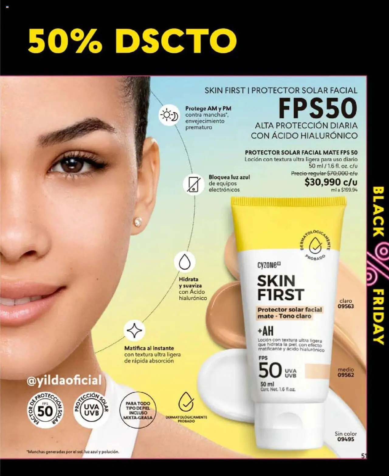 CyZone revista - valida desde el 24.09.2025 | Página: 53 | Productos: Loción, Protector solar