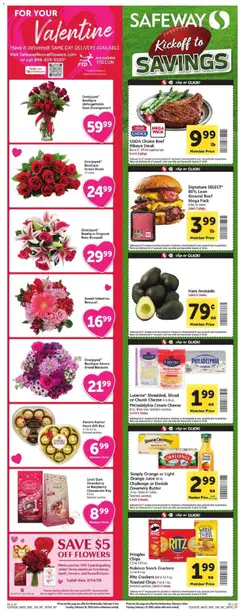 Preview of Safeway weekly ads valid from 04.02.2026