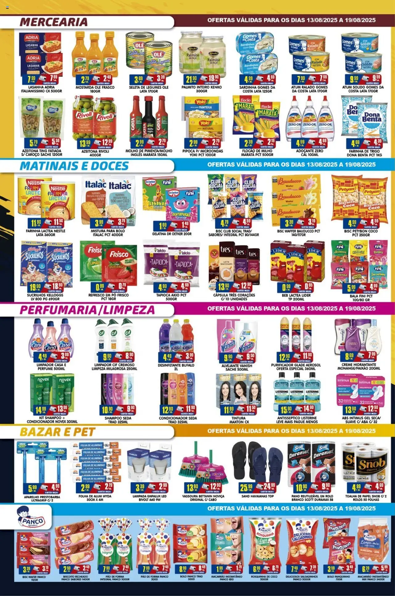 Higa's Supermercado Folheto - válido de 13.08.2025 | Página: 2 | Produtos: Coco, Gomes da costa, Cenoura, Atum