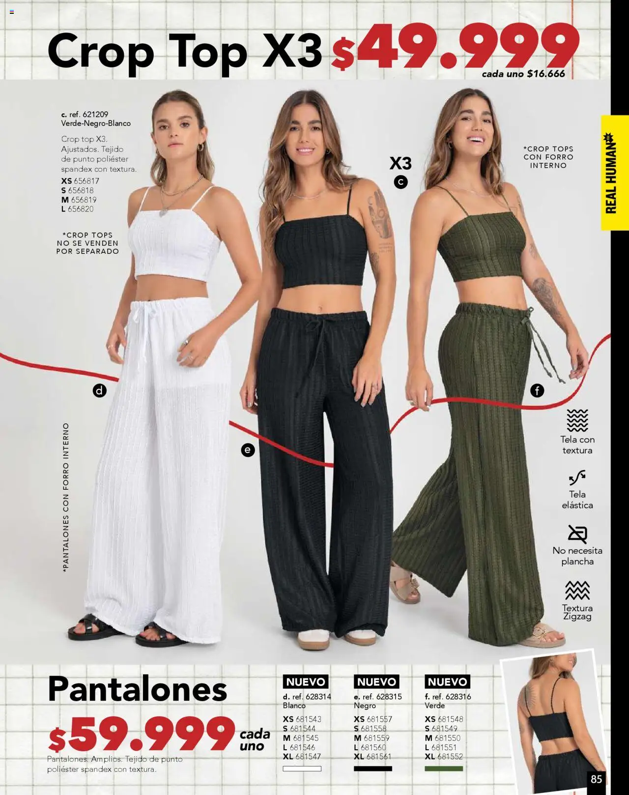 Pacifika revista - valida desde el 01.08.2025 | Página: 98 | Productos: Plancha, Top, Pantalones