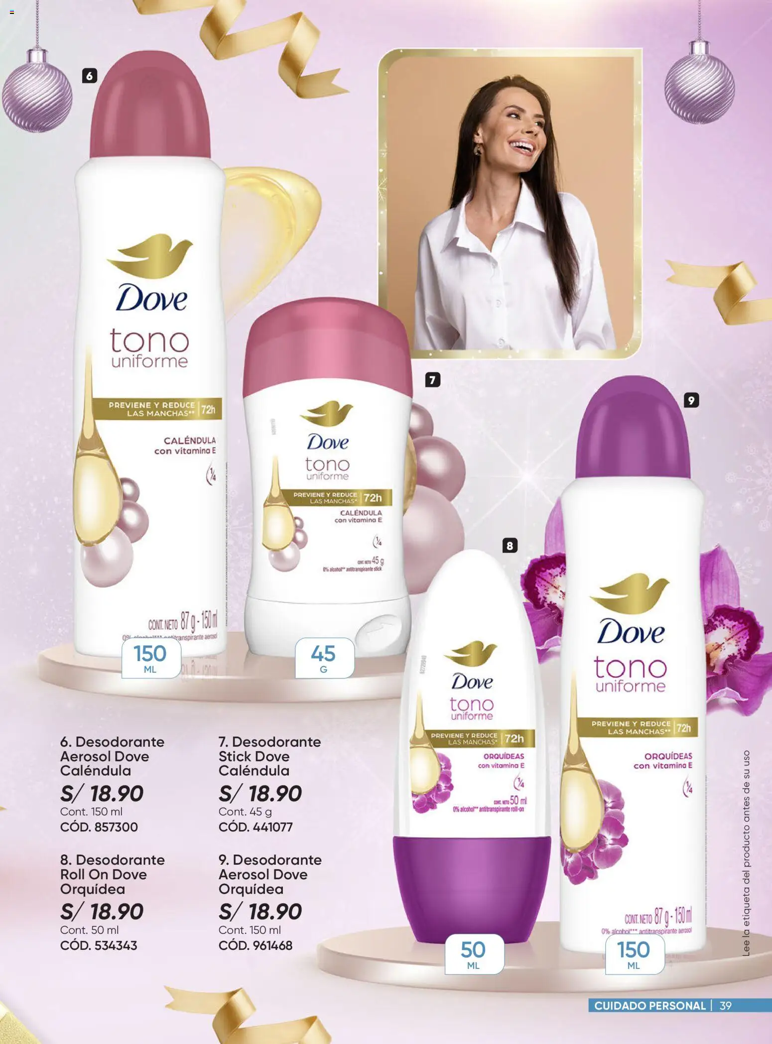 Catálogo Azzorti válido desde 03.11.2025 | Página: 39 | Productos: Desodorante, Antitranspirante