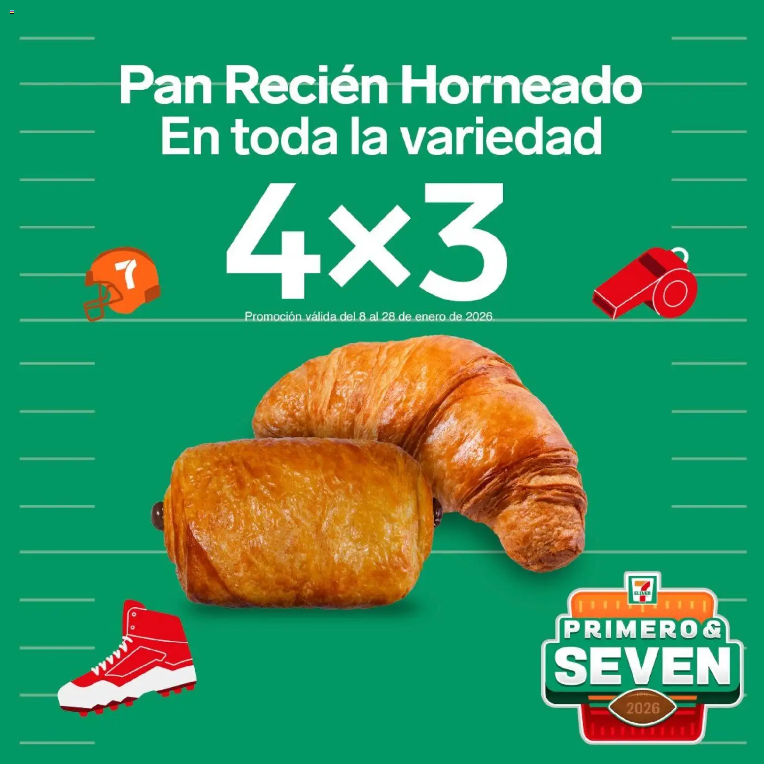Nuevas ofertas de 7-Eleven válidas en toda la República Mexicana desde el 08.01.2026. ¡Encuentra las mejores ofertas en 7-Eleven folleto! | Página: 17 | Productos: Pan