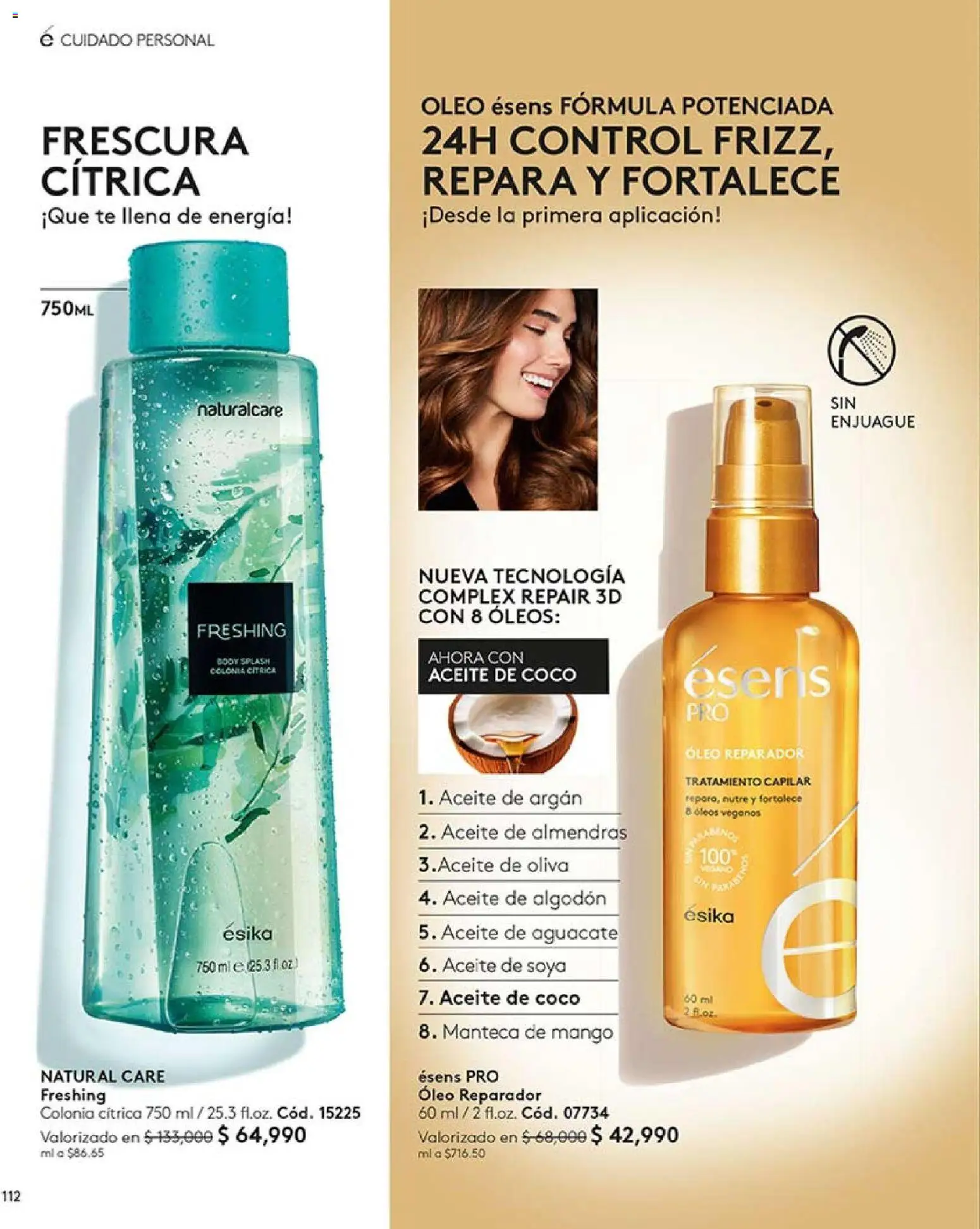 Ésika revista - valida desde el 03.11.2025 | Página: 124 | Productos: Té, Almendras, Lavarropas, Oliva