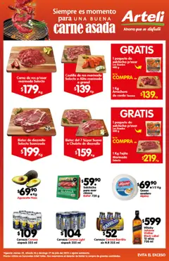 Vista previa de Arteli Carne Valles, nuevo folleto de la tienda, válido en México a partir del 25.07.2025