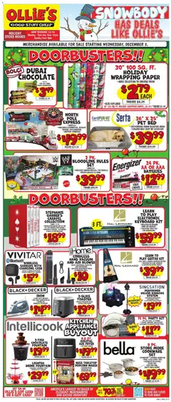 Preview of Ollie's weekly ads valid from 03.12.2025