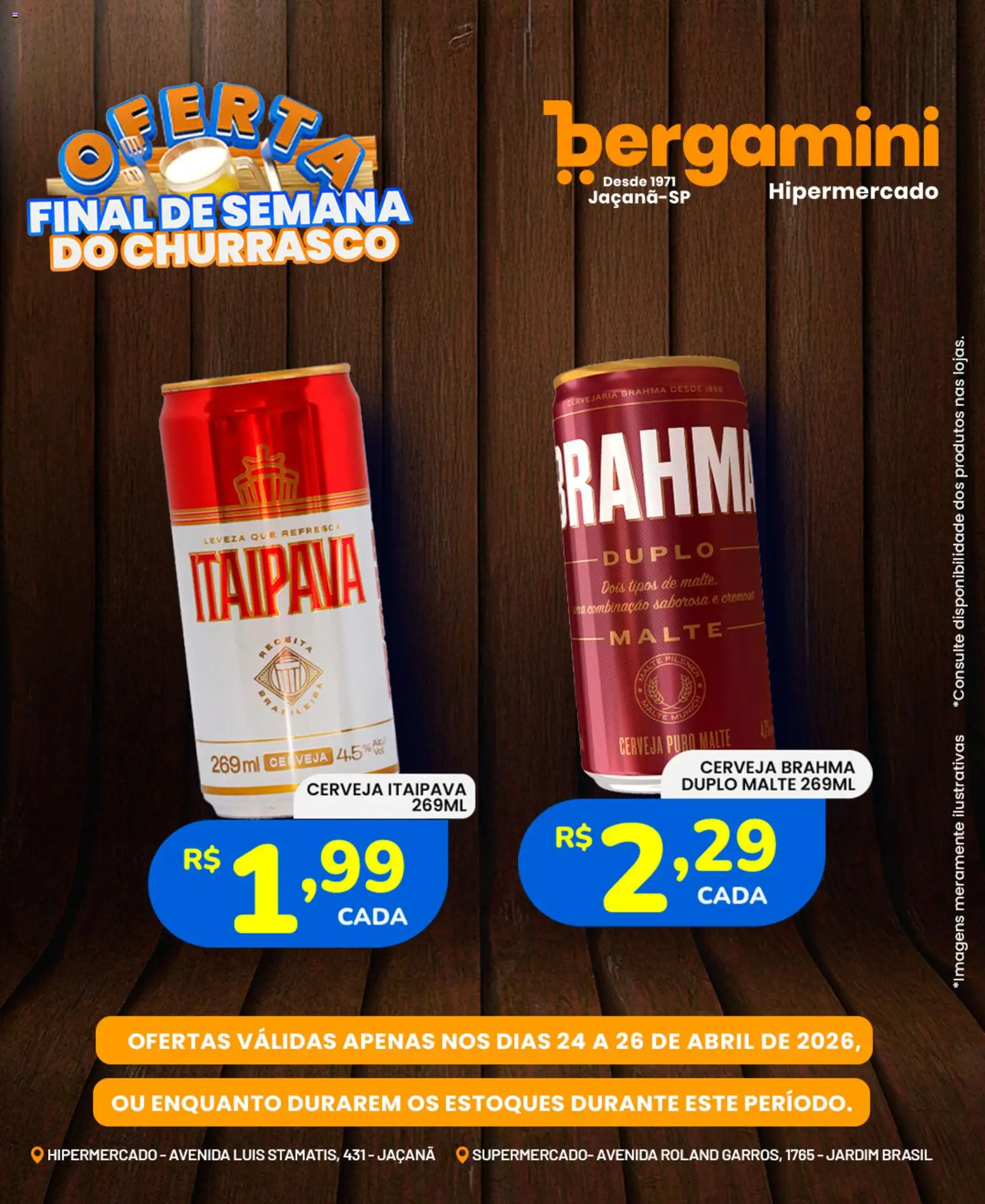 Supermercado Bergamini Folheto - válido de 24.04.2026 | Página: 11 | Produtos: Cerveja