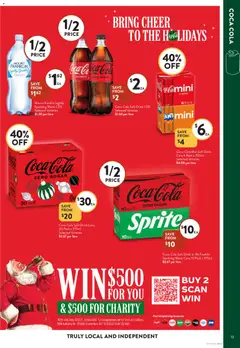 Preview of Foodworks  Catalogue  - valid from 10.12.2025 | Page: 13 | Products: Coca Cola, Water, Sugar