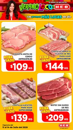 Nuevas ofertas de H-E-B válidas en toda la República Mexicana desde el 11.07.2025. ¡Encuentra las mejores ofertas en H-E-B folleto! | Página: 11