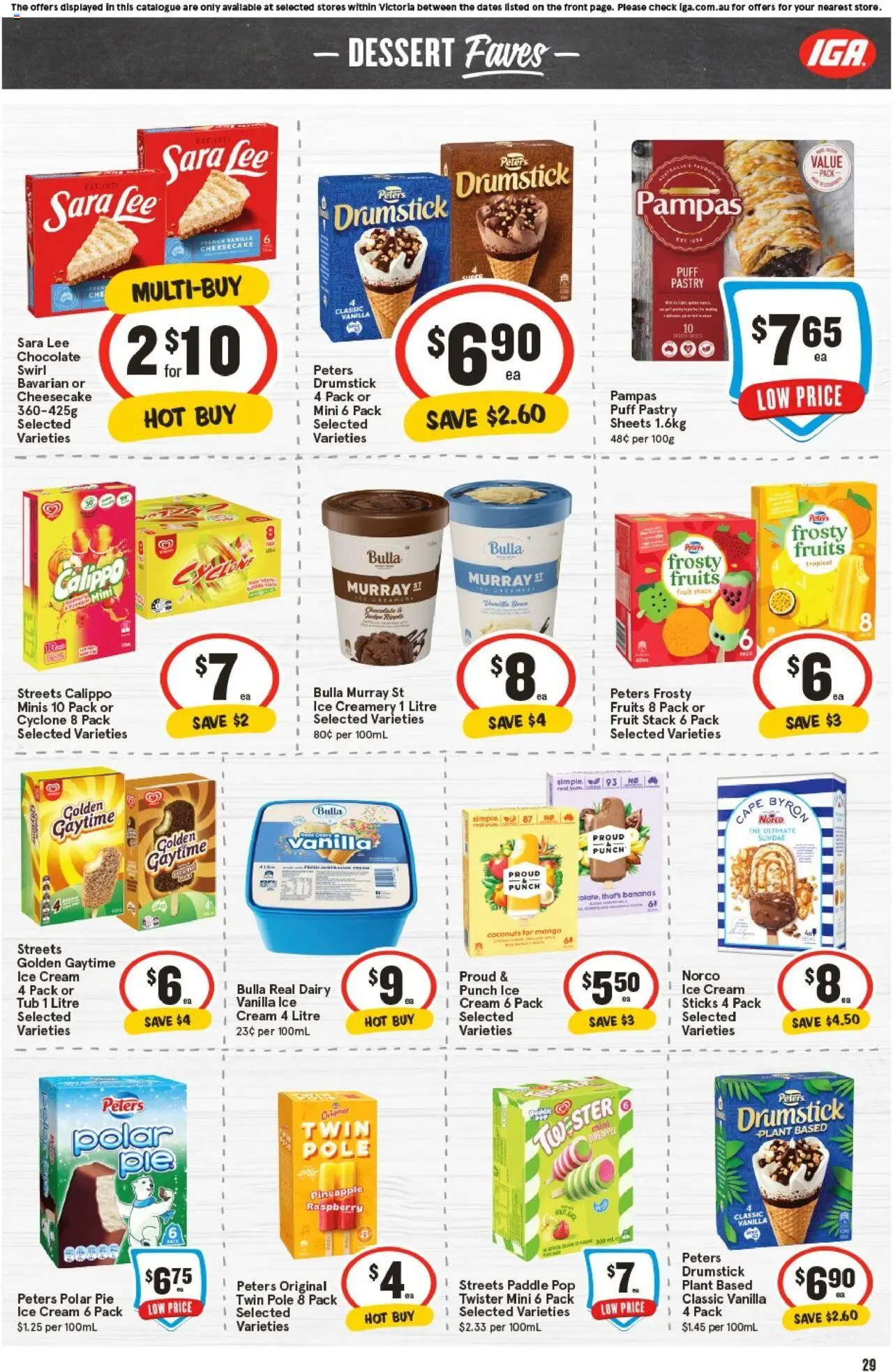 IGA catalogue - valid from 15.10.2025 | Page: 28 | Products: Box, Pizza, Chicken, Mango
