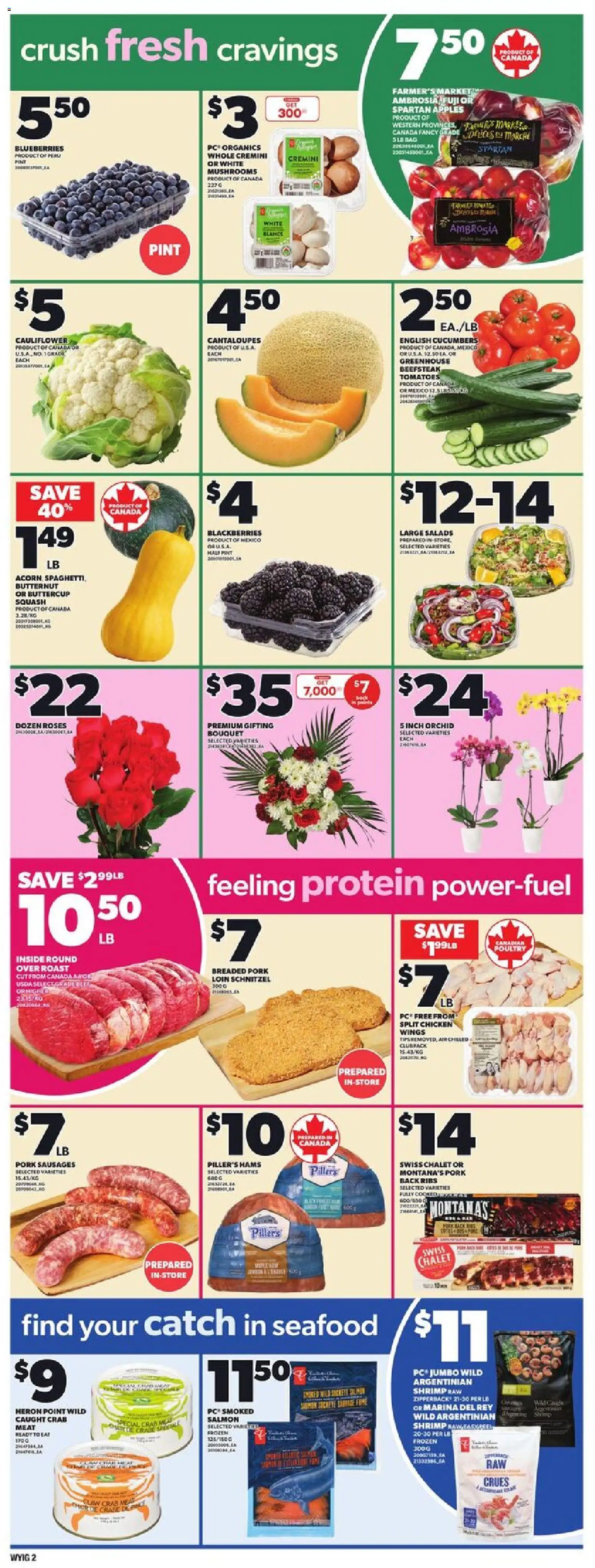 Loblaws flyer valid from 06.11.2025 | Page: 5 | Products: Chicken wings, Bag, Chicken, Apples