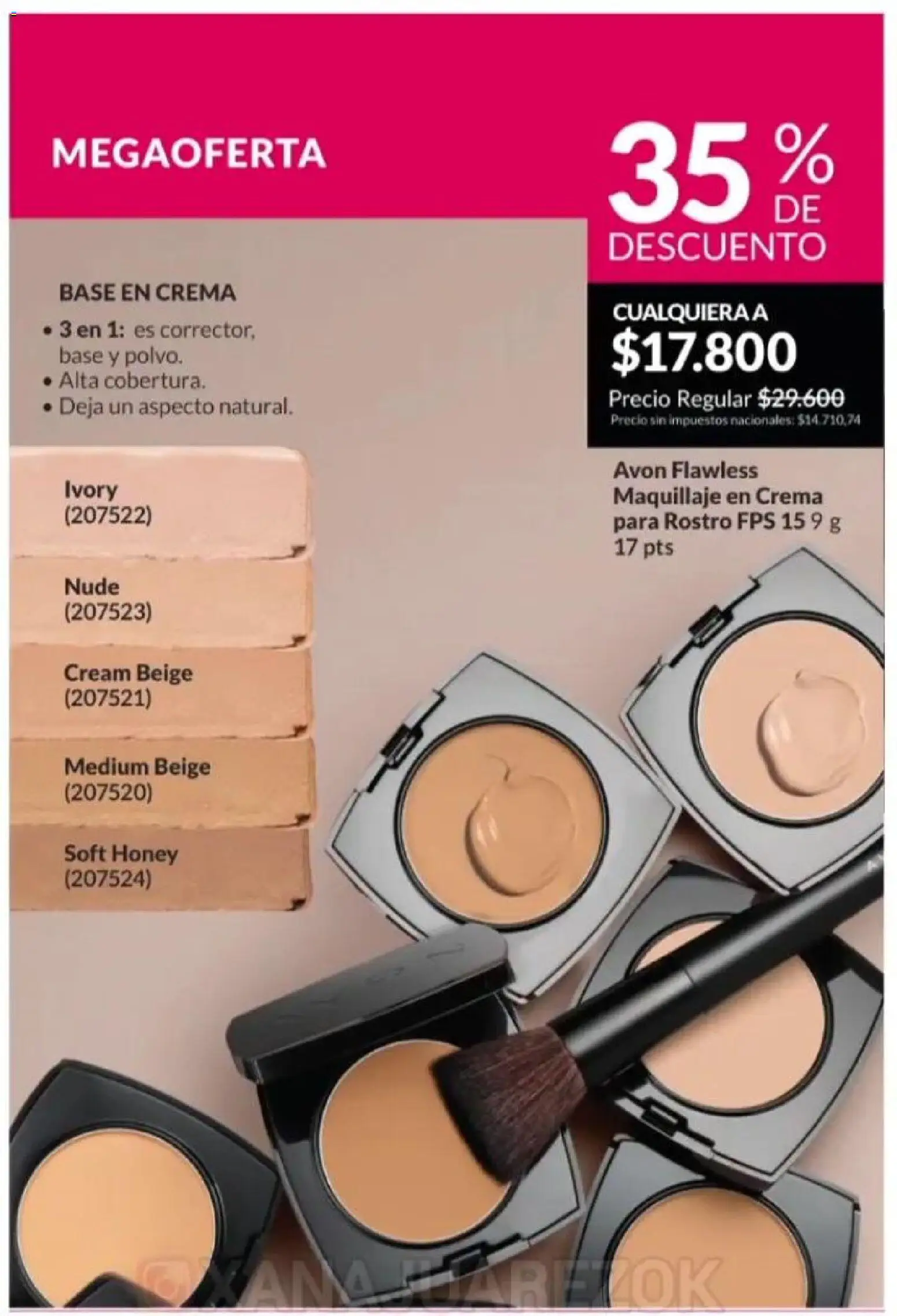 Catálogo AVON Campaña 1/2026 │ válido desde el 01.01.2026 | Página: 174 | Productos: Maquillaje, Crema