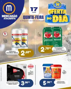 Mercadão Atacadista - Ofertas do Dia - Pré-Visualização do folheto da loja Mercadão Atacadista, válido de 17.07.2025