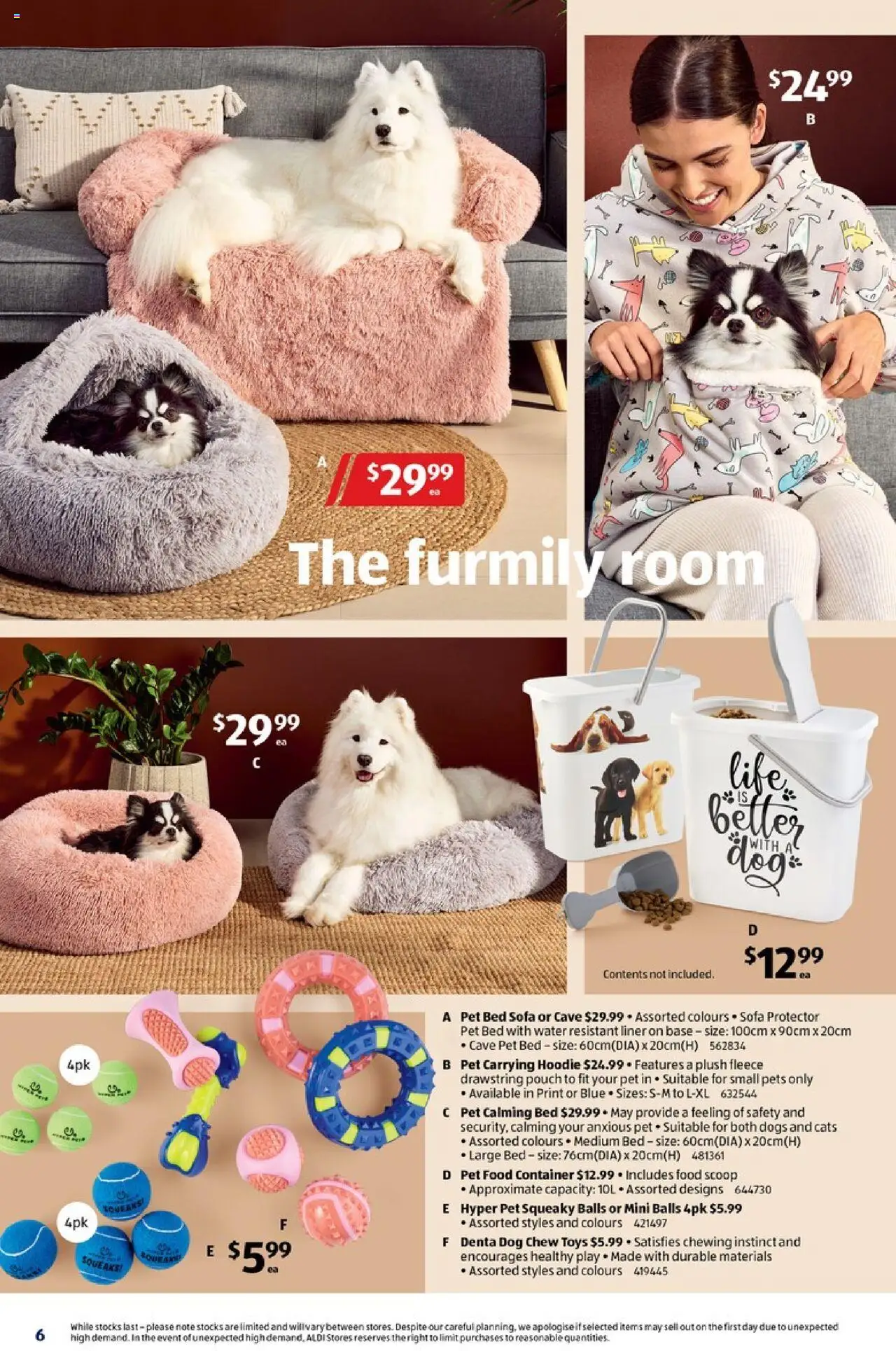 Aldi catalogue - valid from 02.07.2025 | Page: 6 | Products: Sofa, Hoodie, Water, Bed