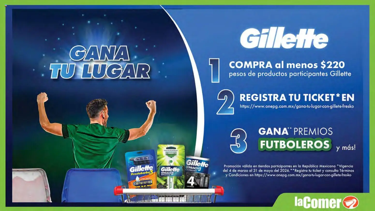 Nuevas ofertas de La Comer válidas en toda la República Mexicana desde el 08.04.2026. ¡Encuentra las mejores ofertas en La Comer folleto Patrocinador oficial del jugador No.12! | Página: 27
