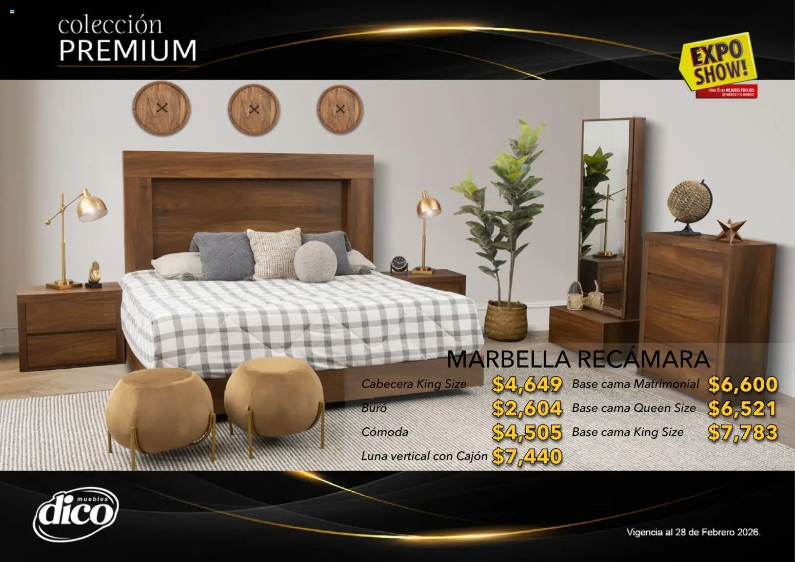 Nuevas ofertas de Muebles Dico válidas en toda la República Mexicana desde el 10.02.2026. ¡Encuentra las mejores ofertas en Muebles Dico catálogo Colección Premium! | Página: 56