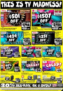 Preview of JB Hi-Fi Black Friday Blitz Catalogue - valid from 28.11.2025 | Page: 7 | Products: Cart, Tv, Smart tv