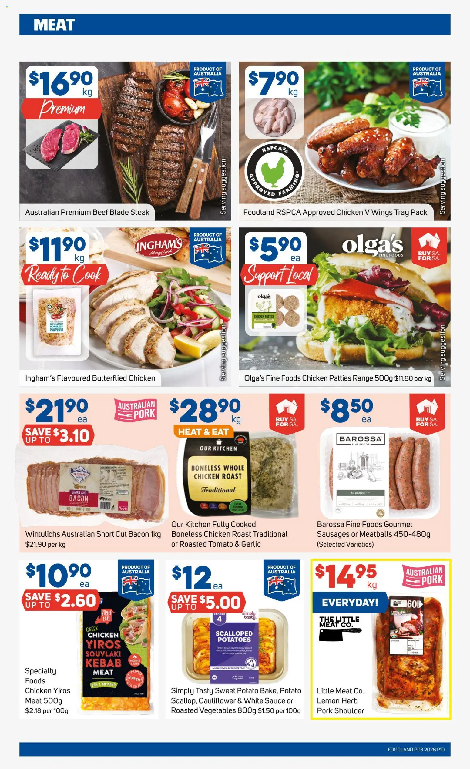 Foodland catalogue - valid from 14.01.2026 | Page: 10 | Products: Beef, Steak, Lemon, Microwave