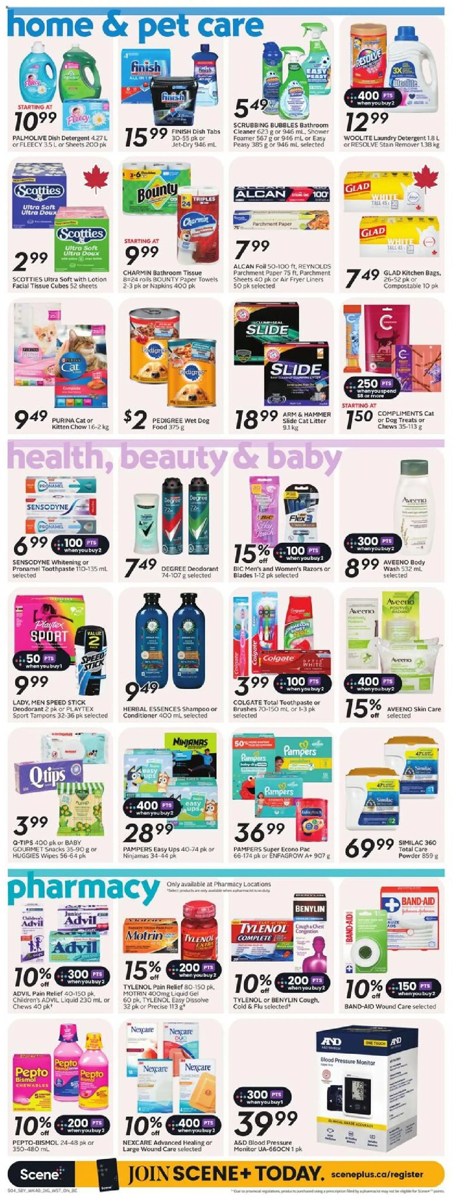 Safeway flyer valid from 29.01.2026 | Page: 12 | Products: Powder, Shampoo, Stain remover, Shower