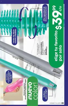 Vista previa de Fuller - Campaña 14 2025, nuevo folleto de la tienda, válido en México a partir del 15.10.2025 | Página: 69 | Productos: Cepillo, Flexible, Botella