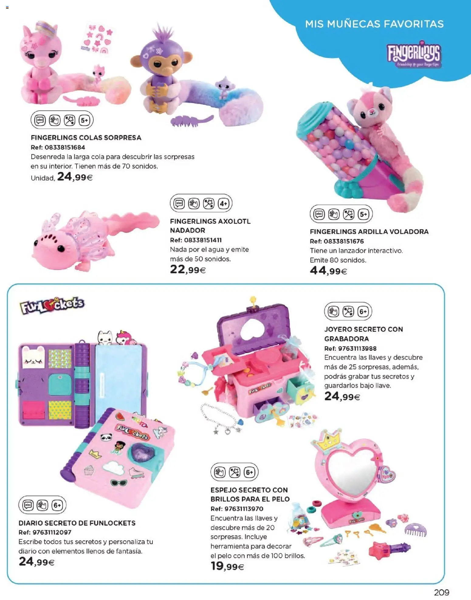 Nuevas ofertas de El Corte Inglés válidas en toda la República Mexicana desde el 27.10.2025. ¡Encuentra las mejores ofertas en El Corte Inglés catálogo Juguetes! | Página: 209 | Productos: Agua, Espejo