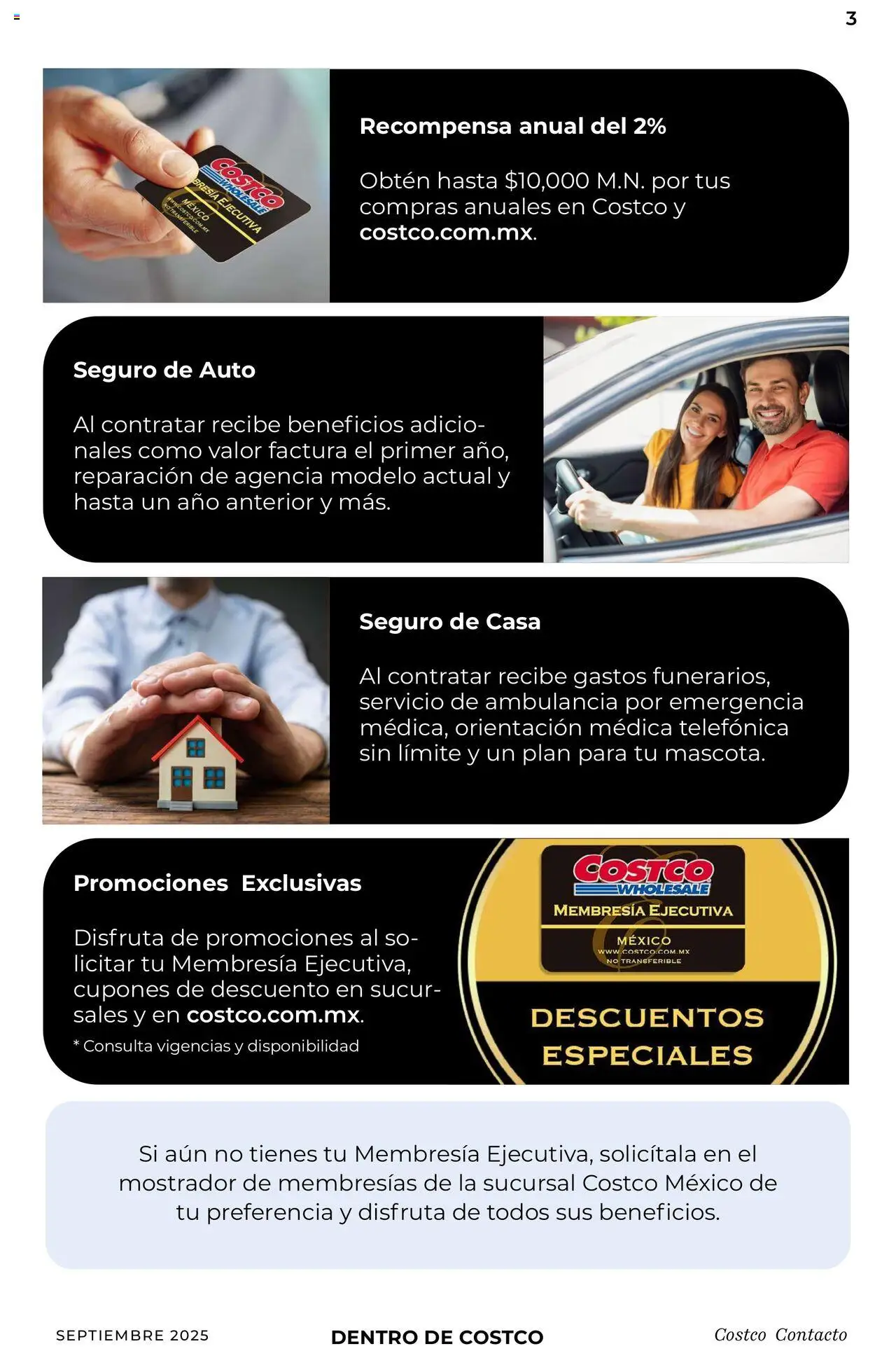 Nuevas ofertas de Costco válidas en toda la República Mexicana desde el 10.09.2025. ¡Encuentra las mejores ofertas en Costco - Catálogo Septiembre! | Página: 3 | Productos: Sales