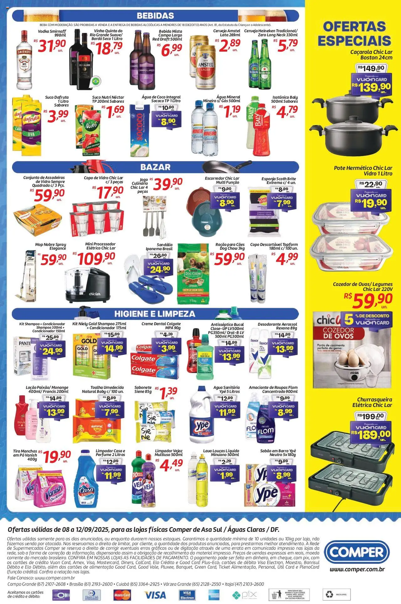 Comper Folheto - válido de 08.09.2025 | Página: 4 | Produtos: Sabão em barra, Escorredor, Amaciante, Água sanitária