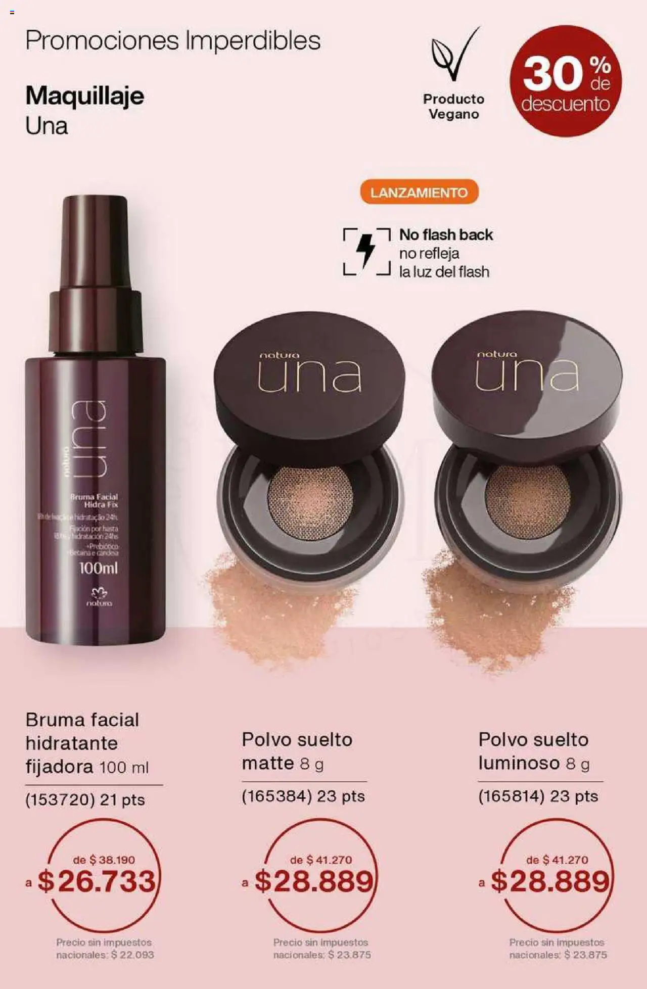 Catálogo Natura Ciclo 8 │ válido desde el 03.06.2025 | Página: 21 | Productos: Maquillaje, Polvo, Bruma