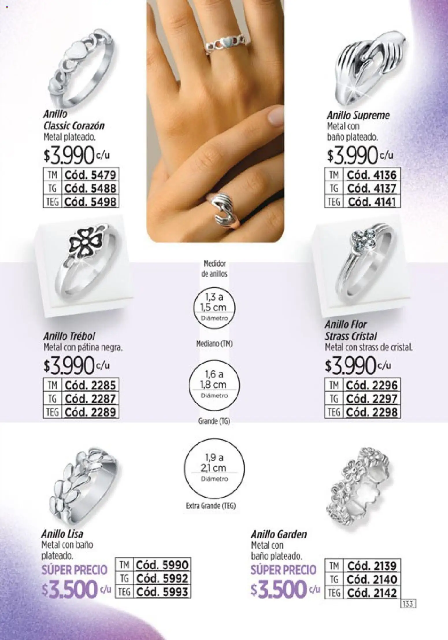 Catálogo Amodil Campaña 5 │ válido desde el 01.03.2026 | Página: 133 | Productos: Anillo, Baño