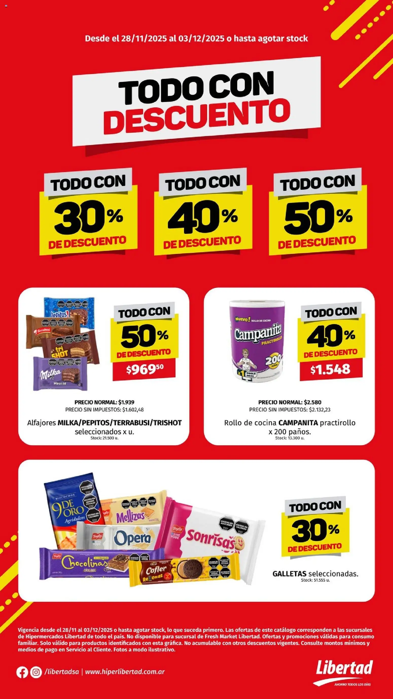 Hipermercado Libertad - Todo con descuento │ válido desde el 28.11.2025 | Página: 1