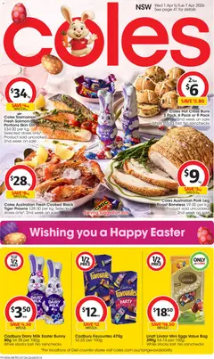 Preview of Coles catalogue  - valid from 01.04.2026