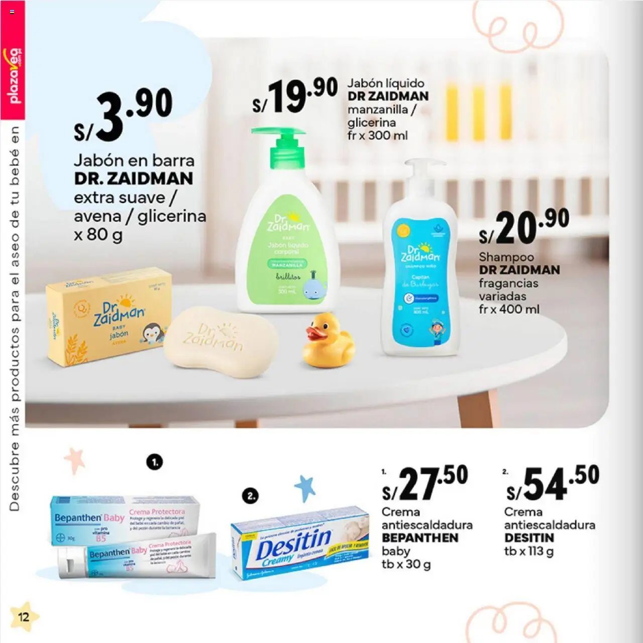 Catálogo Plaza Vea válido desde 20.10.2025 | Página: 12 | Productos: Shampoo, Jabón, Crema, Avena