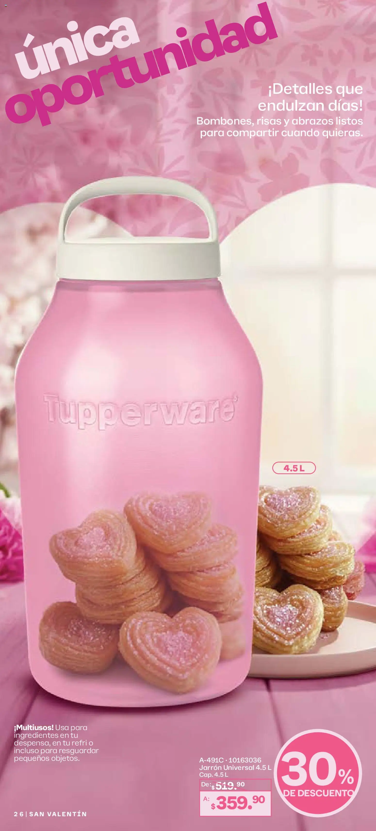 Nuevas ofertas de Tupperware válidas en toda la República Mexicana desde el 29.12.2025. ¡Encuentra las mejores ofertas en Tupperware catálogo! | Página: 26