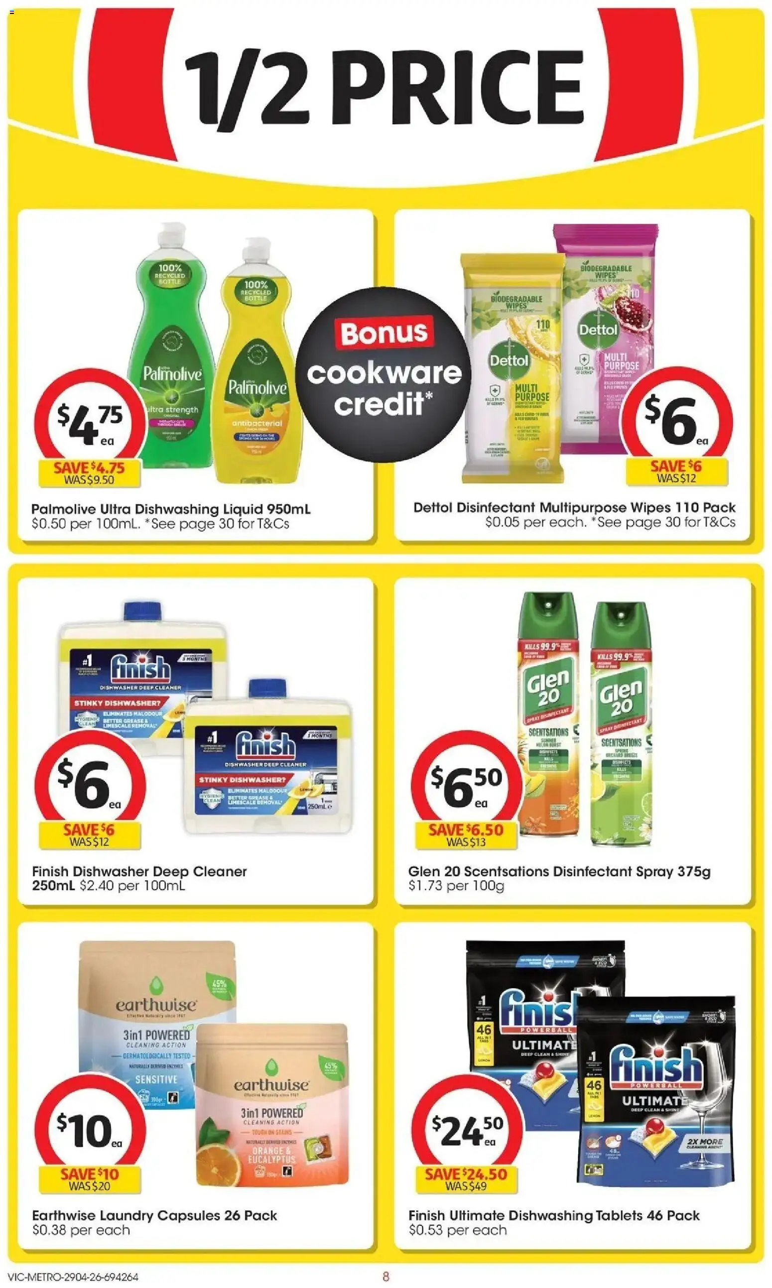 Deals catalogue - valid from 28.04.2026 | Page: 8 | Products: Cleaner, Cookware, Laundry, Tablets