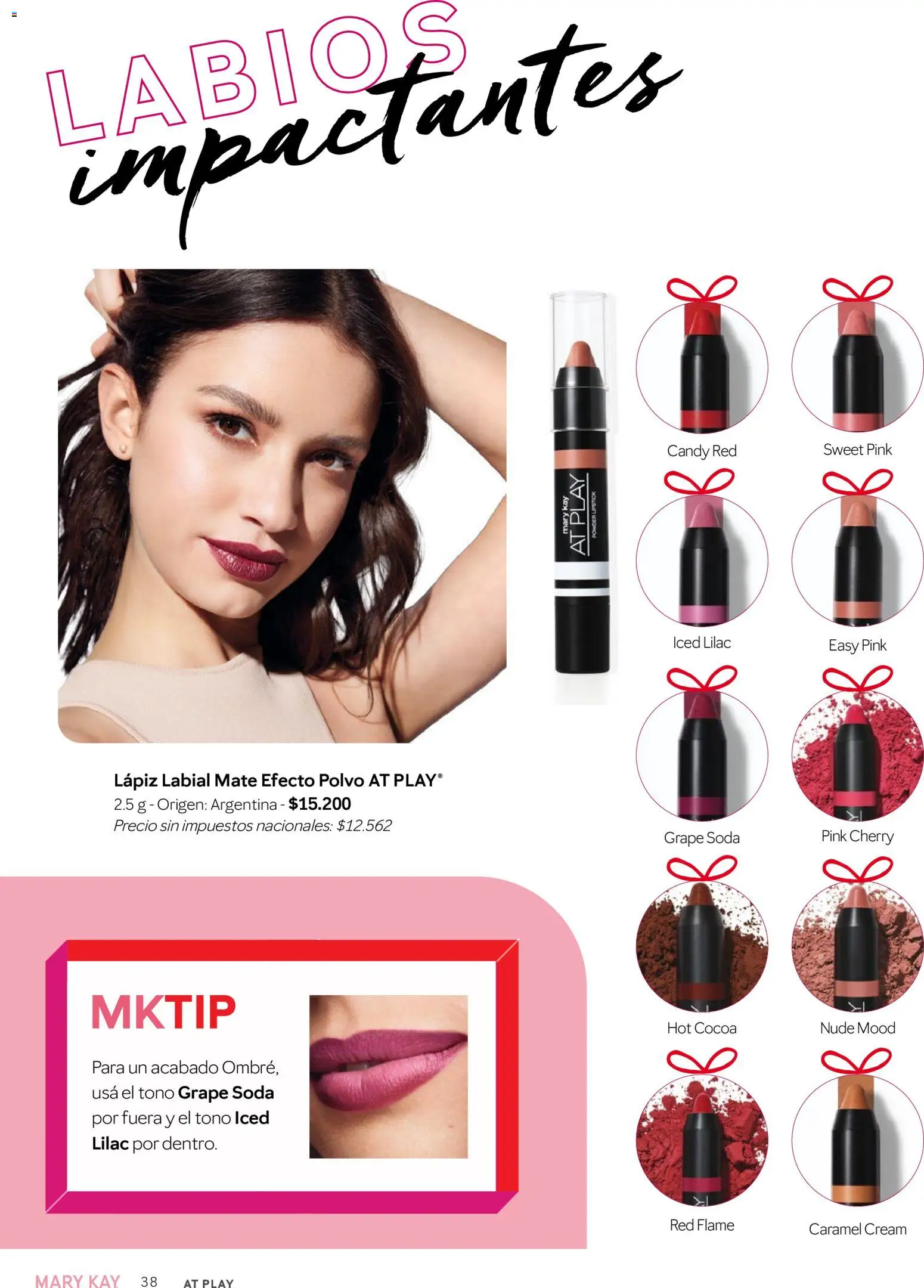 Mary Kay - Look Primavera 2025 │ válido desde el 01.11.2025 | Página: 38 | Productos: Mate, Polvo, Lápiz labial, Soda