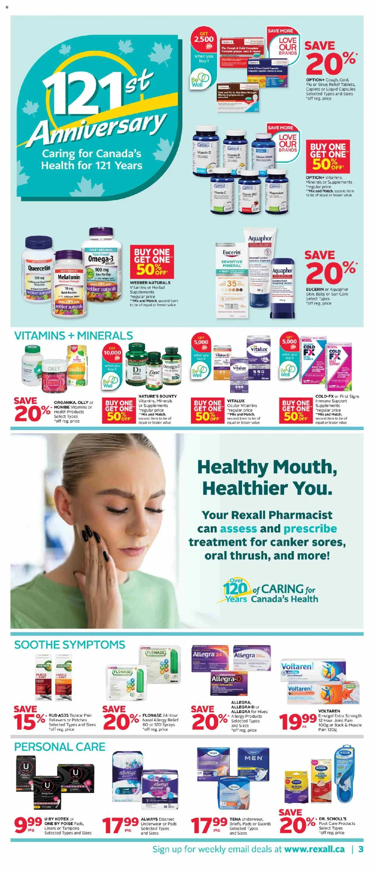 Rexall flyer valid from 12.09.2025 | Page: 8 | Products: Fish, Underwear