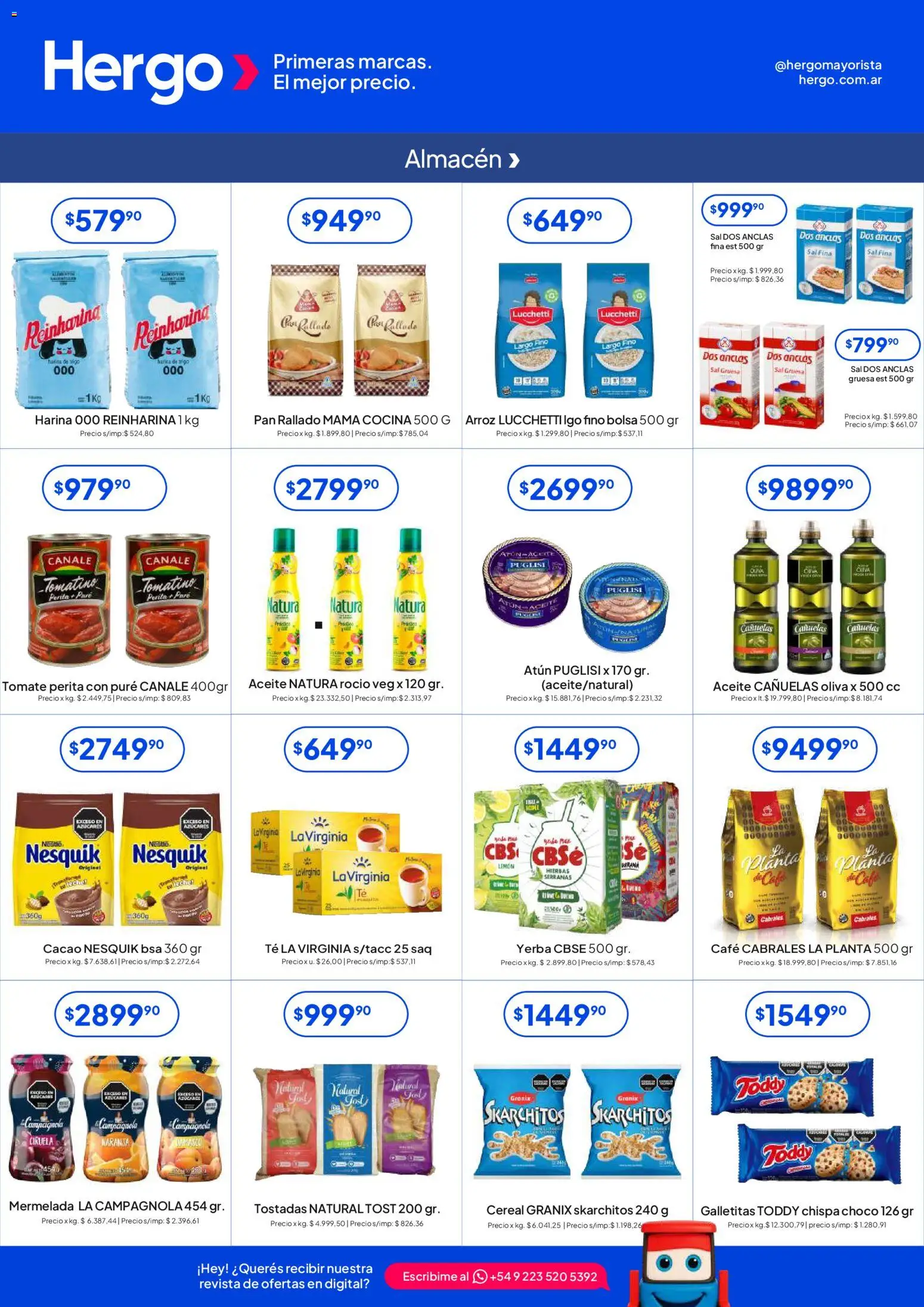 Hergo catálogo │ válido desde el 04.03.2026 | Página: 2 | Productos: Bolsa, Atún, Tomate, Pan