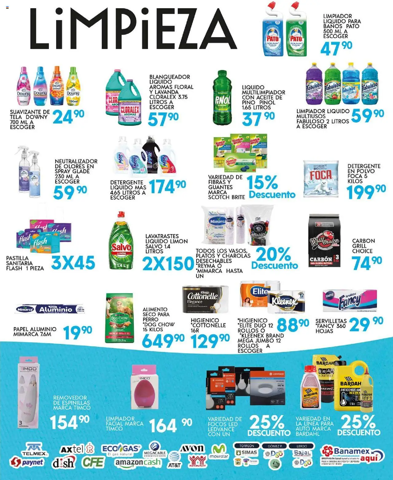 Nuevas ofertas de Alsuper válidas en toda la República Mexicana desde el 19.09.2025. ¡Encuentra las mejores ofertas en Alsuper - Folleto Laguna! | Página: 5 | Productos: Guantes, Limón, Lavavajillas, Servilletas