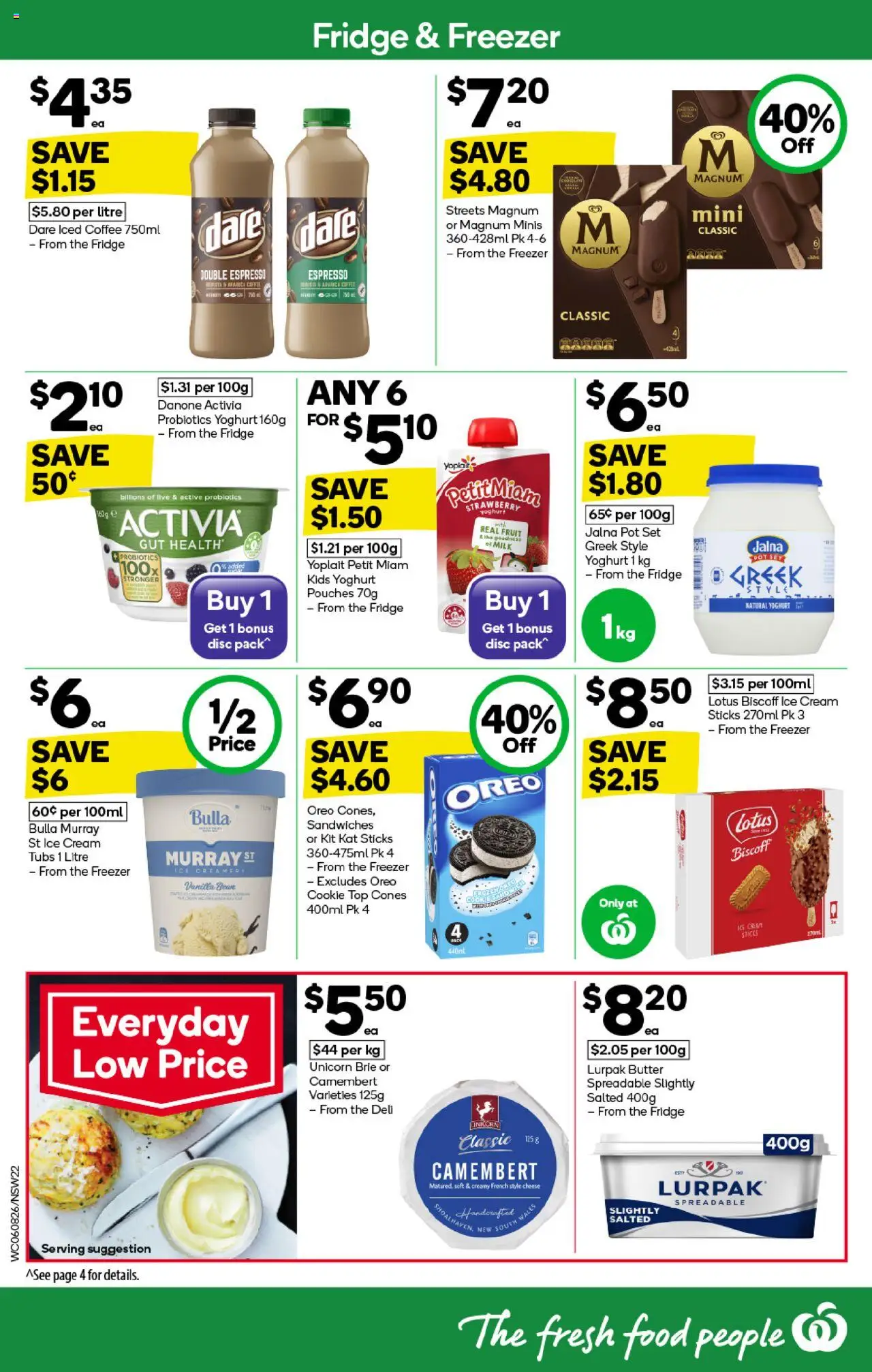 Woolworths catalogue - valid from 06.08.2025 | Page: 22 | Products: Pot, Cream, Fridge, Freezer