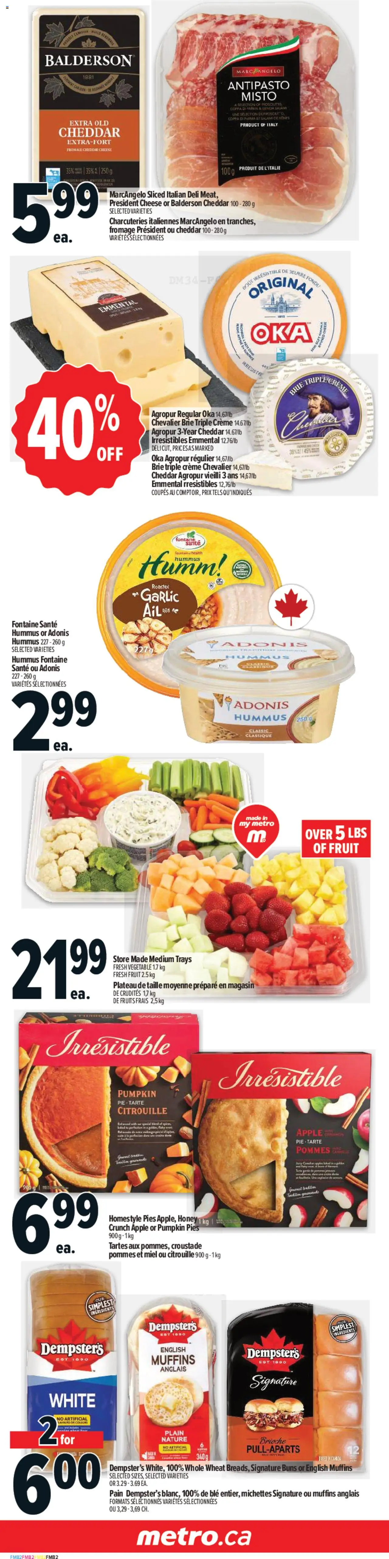 Metro flyer valid from 09.10.2025 | Page: 3 | Products: Cheese, Salami, Pumpkin